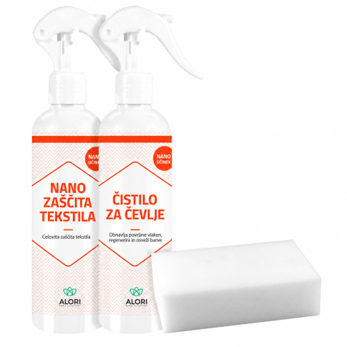 Paket za čiščenje in zaščito čevljev