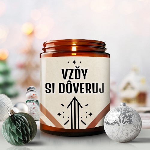 Sojina sveča - VEDNO ZAUPAJTE VASE