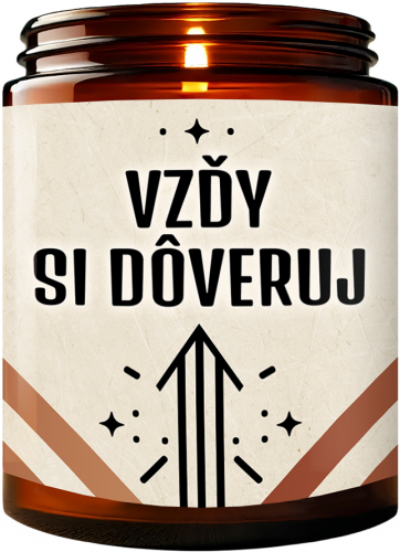 Sojina sveča - VEDNO ZAUPAJTE VASE