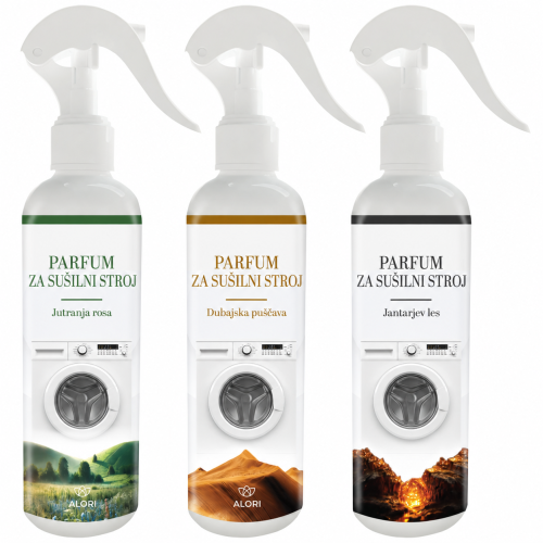 Parfum za sušilni stroj - paket treh dišav 2+1 gratis