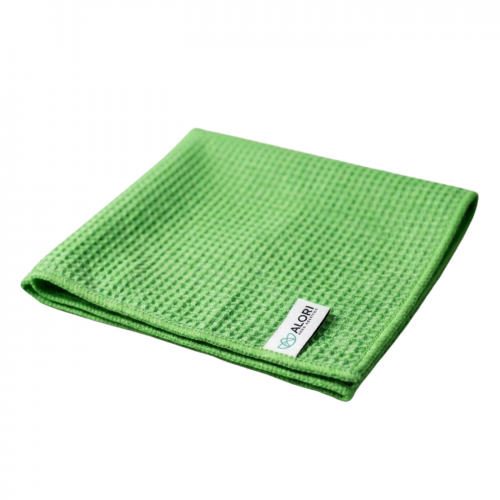 Krpa za okna iz mikrovlaken WAFFLE 40 x 40 cm - zelena